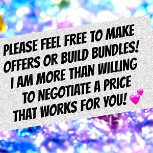 Open to (reasonable 😄) offers!